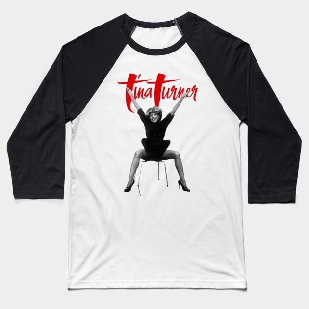 Tina Turner Classic Baseball T-Shirt by erd's